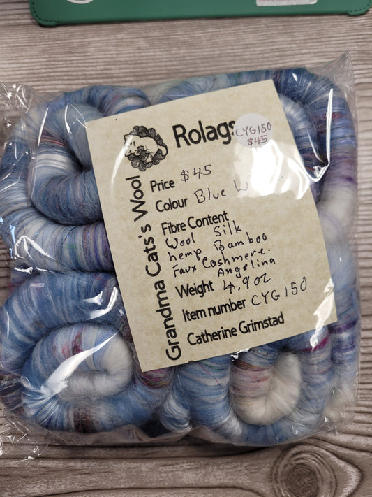 Grandma Cat's Wool Rolags