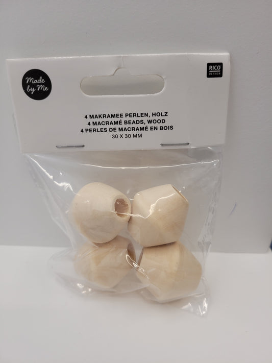 Macrame Bead Natural
