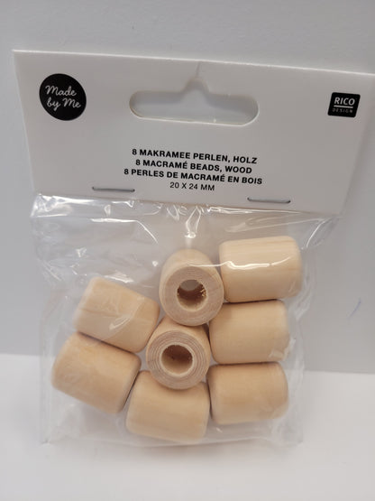 Macrame Bead Natural