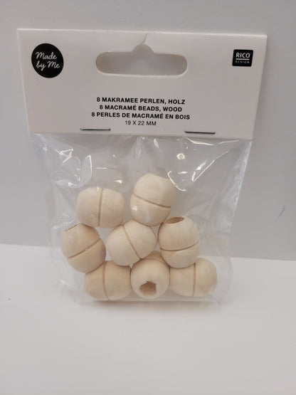 Macrame Bead Natural