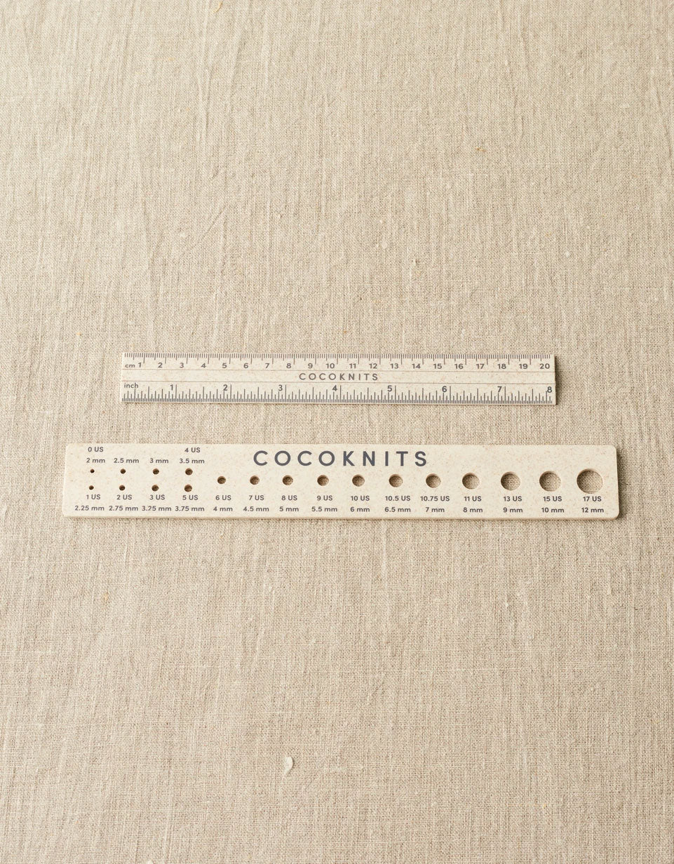 Yarn Counter Ruler CocoKnits Ruler and Gauge Set – Yarn Over